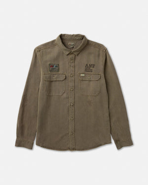 Mel G Moon Flower Long Sleeve Shirt- RVCA