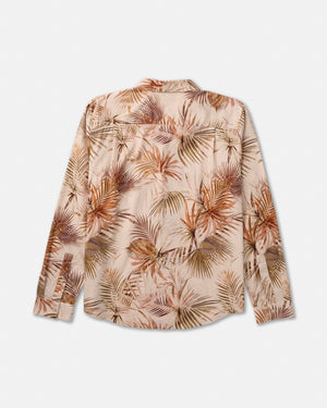 Mel G Palm Long Sleeve Shirt- RVCA