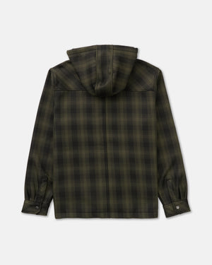 Gauge Hooded Shirt Jacket