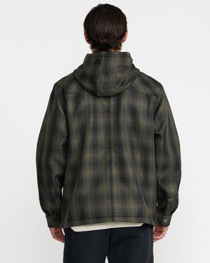 Gauge Hooded Shirt Jacket