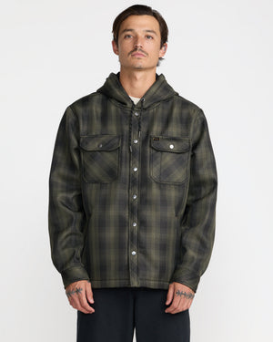 Gauge Hooded Shirt Jacket