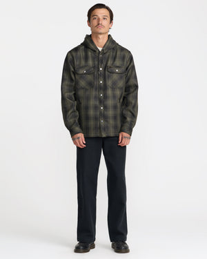 Gauge Hooded Shirt Jacket