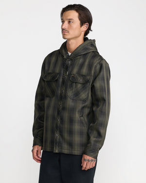 Gauge Hooded Shirt Jacket