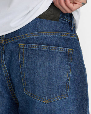 True RVCA Straight Fit Jean