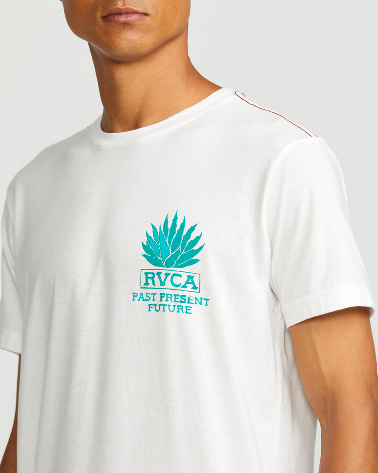 RVCAgave Short Sleeve Tee - Antique White