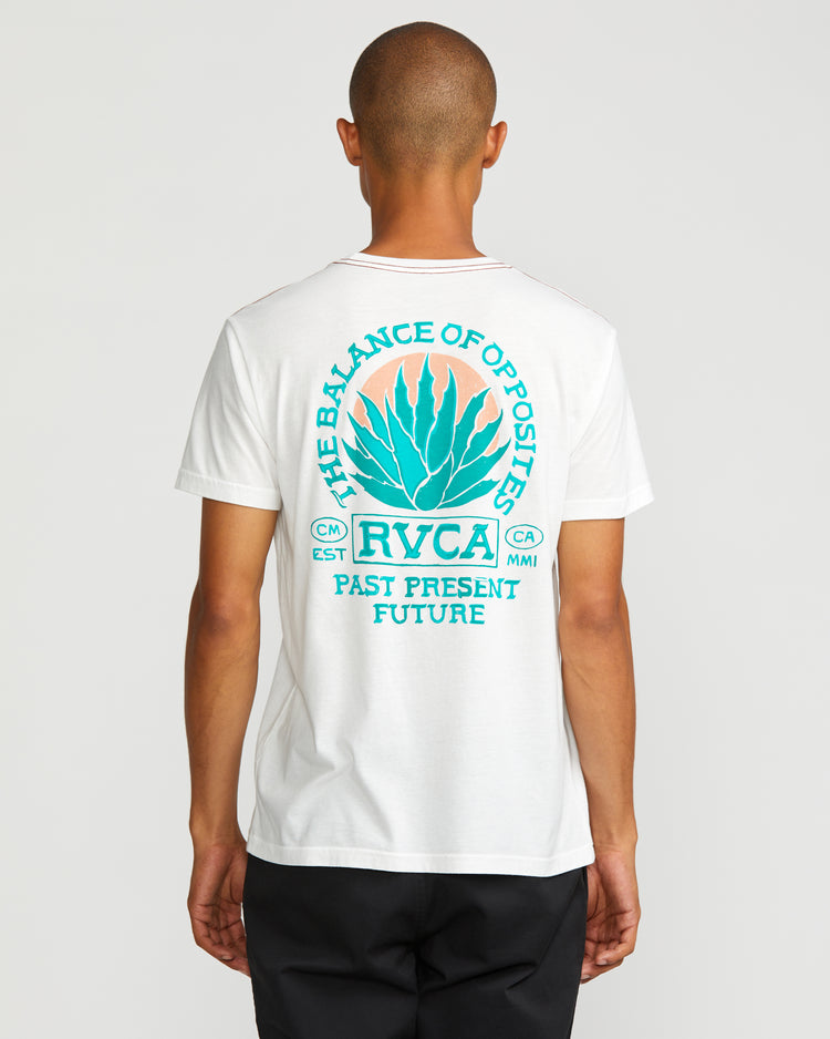 RVCAgave Short Sleeve Tee - Antique White