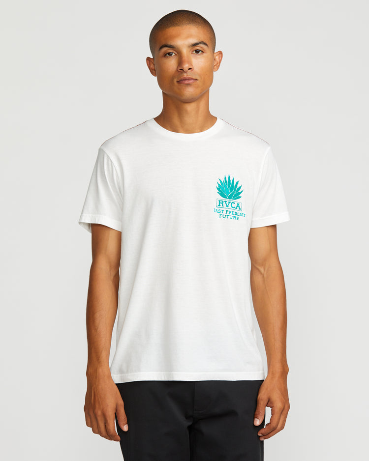 RVCAgave Short Sleeve Tee - Antique White