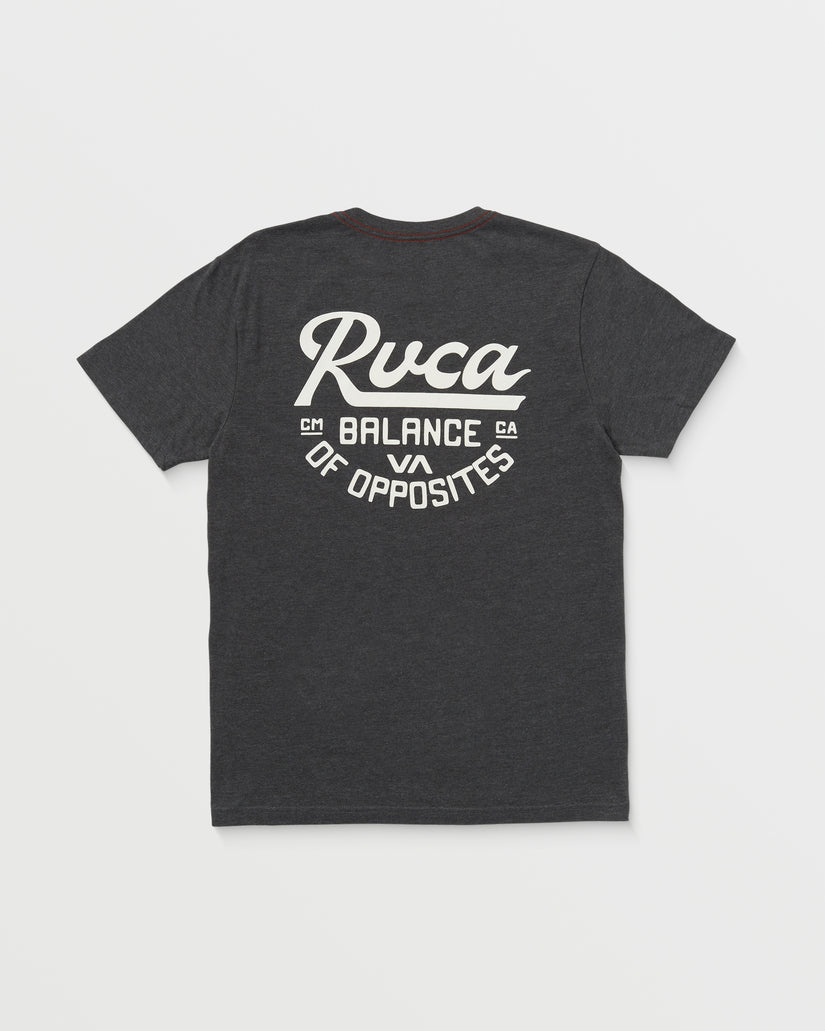 Script Sealed Short Sleeve Tee - Black