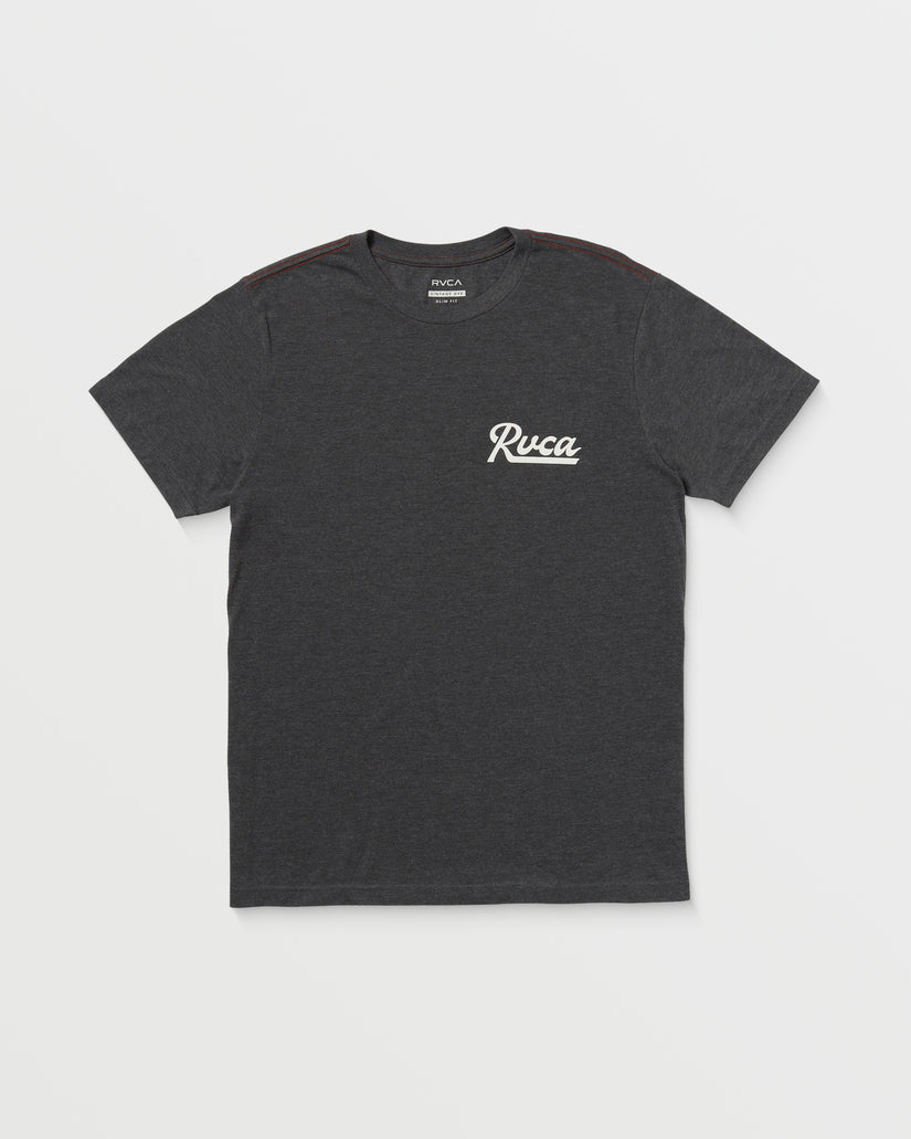 Script Sealed Short Sleeve Tee - Black