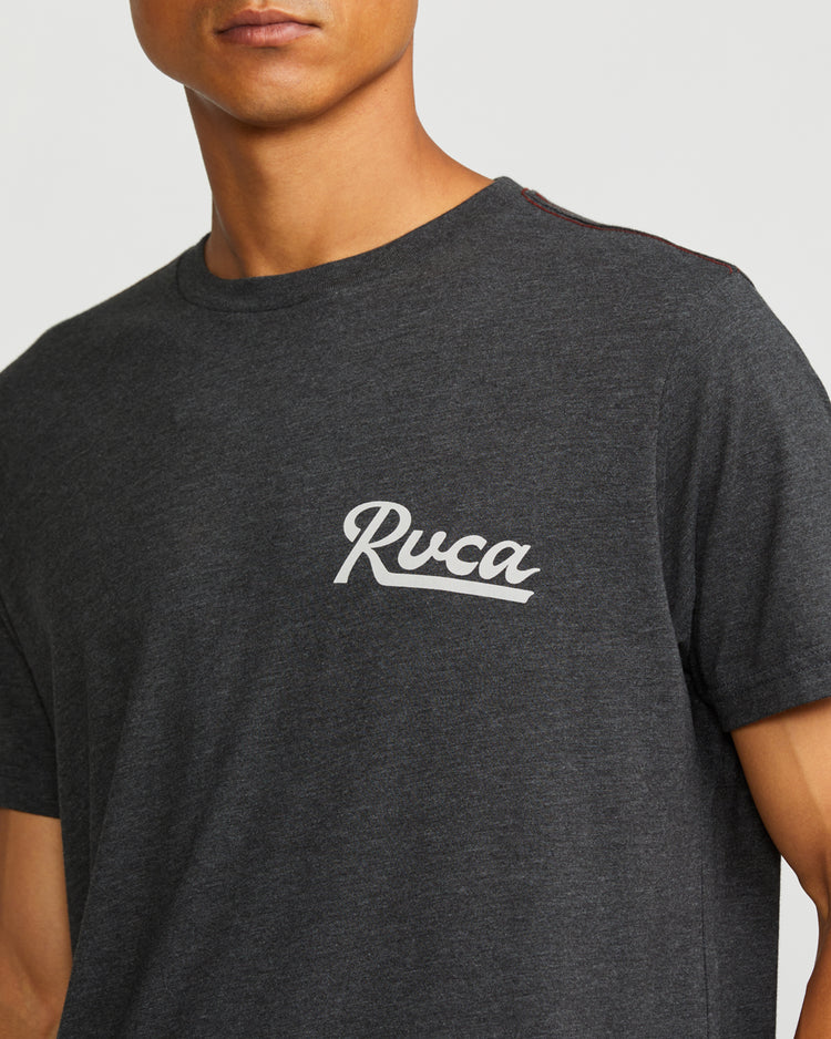 Script Sealed Short Sleeve Tee - Black