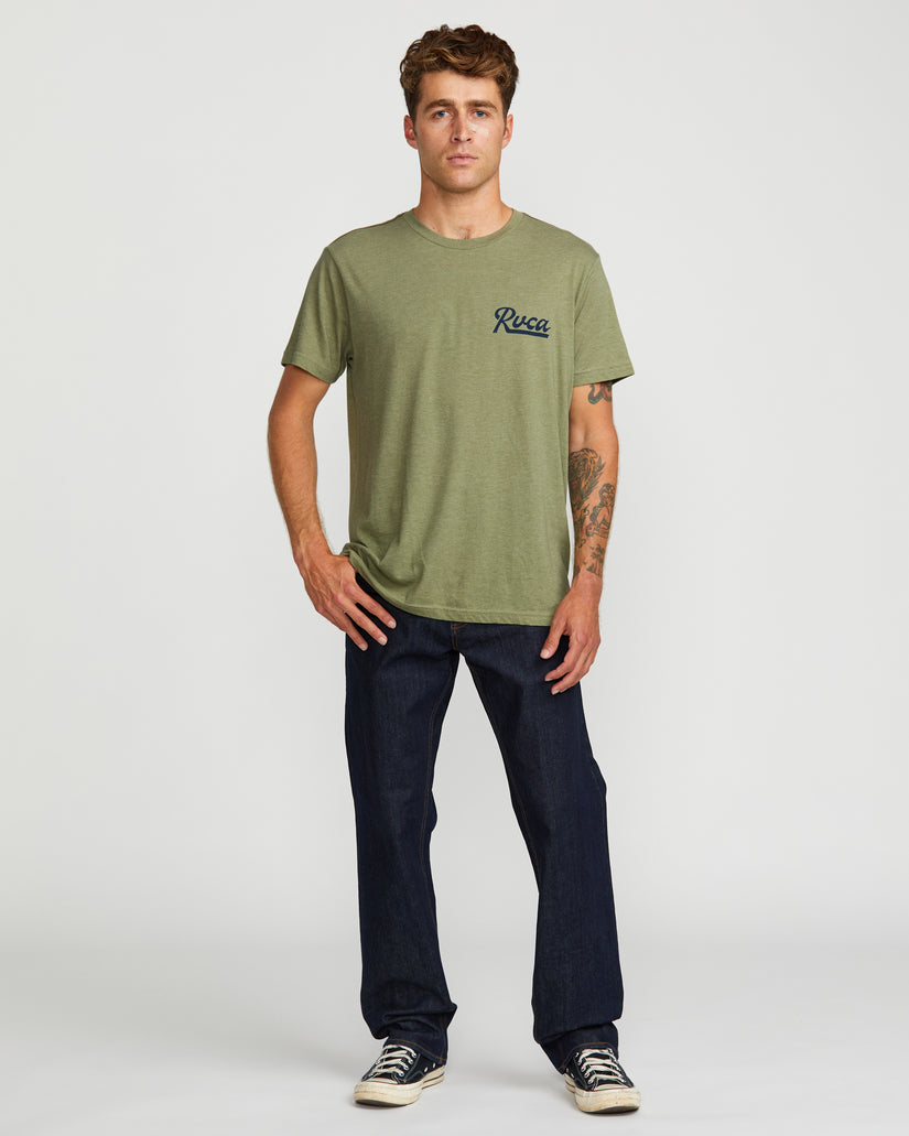 Script Sealed Short Sleeve Tee - Ranger Green