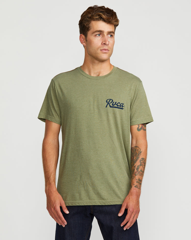 Script Sealed Short Sleeve Tee - Ranger Green