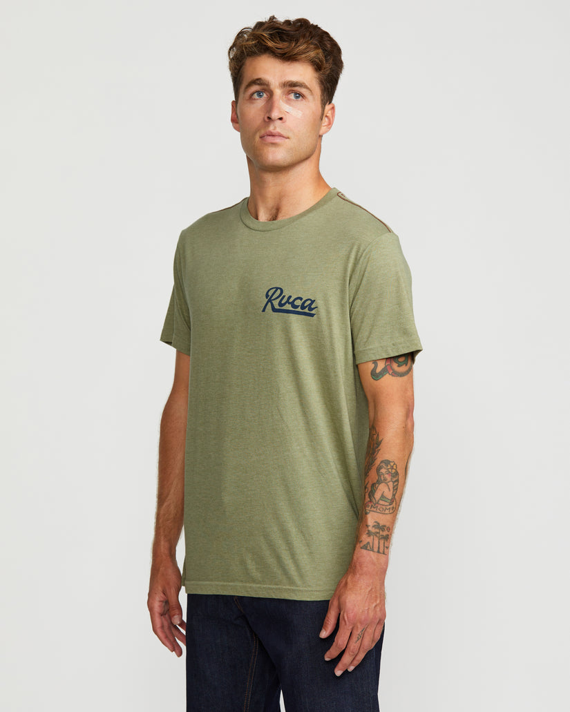 Script Sealed Short Sleeve Tee - Ranger Green