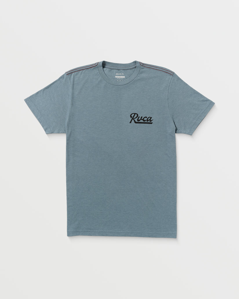 Script Sealed Short Sleeve Tee - Vintage Navy