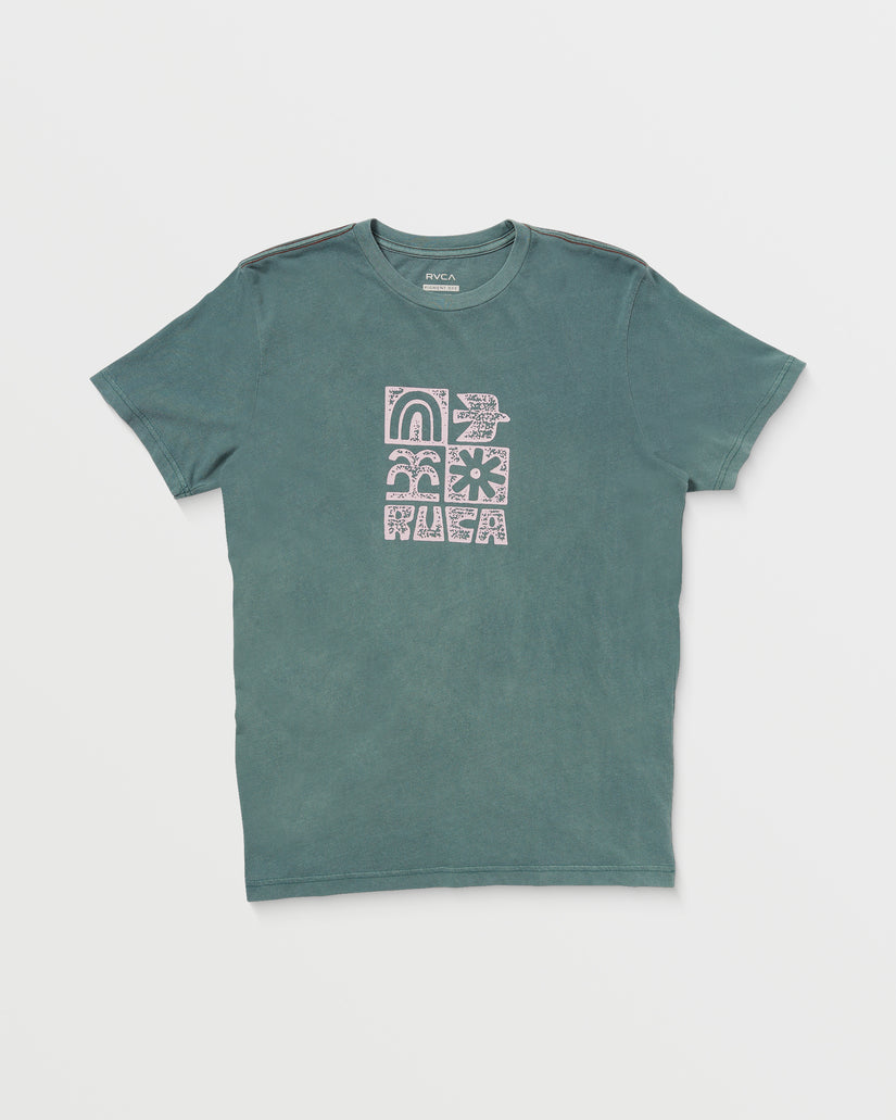 Mosaic Short Sleeve Tee - Balsam Green