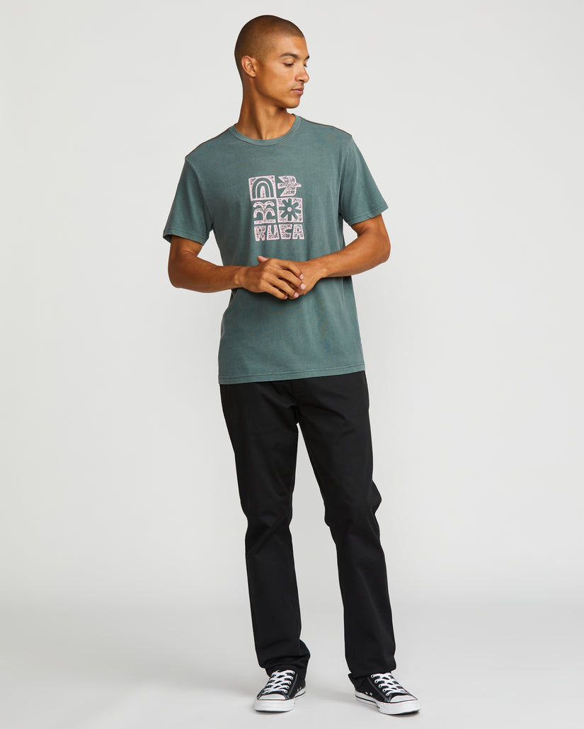 Mosaic Short Sleeve Tee - Balsam Green