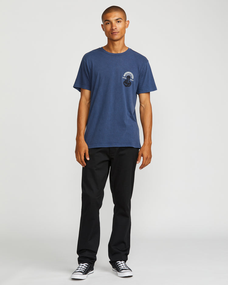 Snake Charmer Short Sleeve Tee - Moody Blue