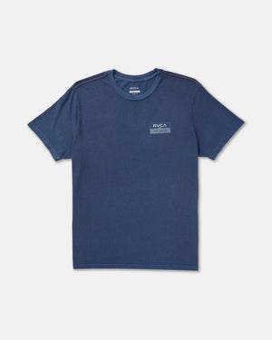 Double Bar Split Tee-RVCA