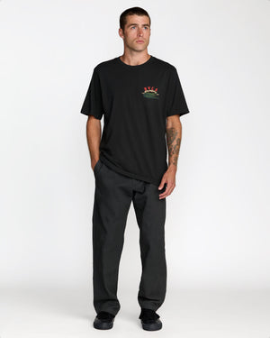 Welcome To RVCA Short Sleeve Tee - RVCA