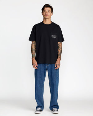 RVCA Fasteners Pocket Short Sleeve Tee - RVCA