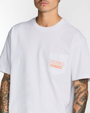RVCA Fasteners Pocket Short Sleeve Tee - RVCA