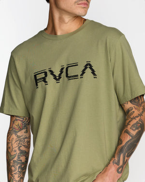 Big RVCA Glitch Short Sleeve Tee - RVCA