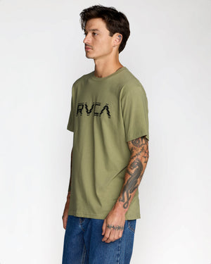 Big RVCA Glitch Short Sleeve Tee - RVCA