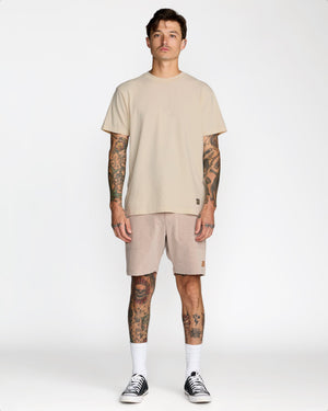 Midweight Label Short Sleeve Tee - RVCA