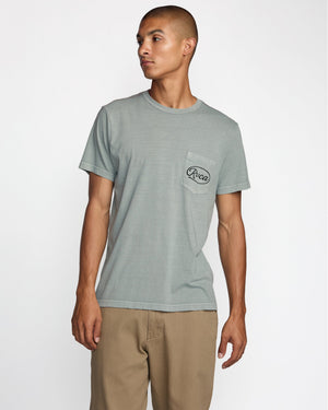 Contact Scripts Pocket Short Sleeve Tee - RVCA