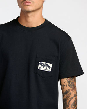 Big Cat Pocket Short Sleeve Tee - RVCA