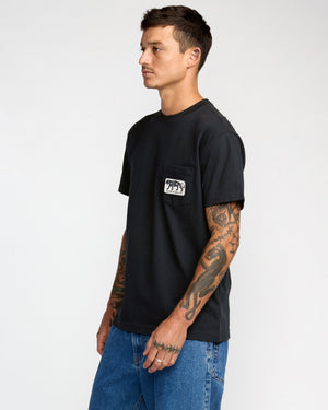 Big Cat Pocket Short Sleeve Tee - RVCA