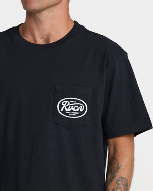 Standard Script Short Sleeve Pocket Tee