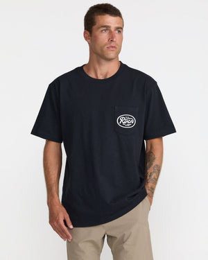 Standard Script Short Sleeve Pocket Tee