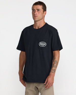 Standard Script Short Sleeve Pocket Tee