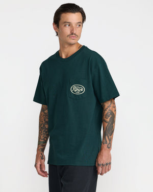 Standard Script Short Sleeve Pocket Tee
