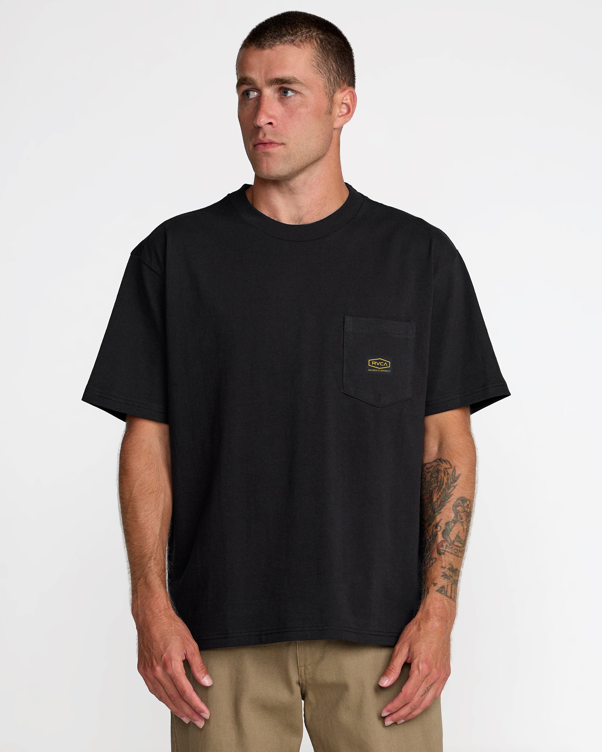 Americana Label Short Sleeve Pocket Tee – RVCA