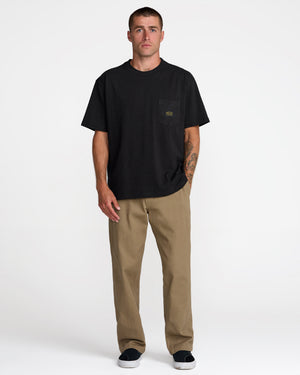 Americana Label Short Sleeve Pocket Tee