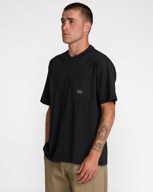 Americana Label Short Sleeve Pocket Tee