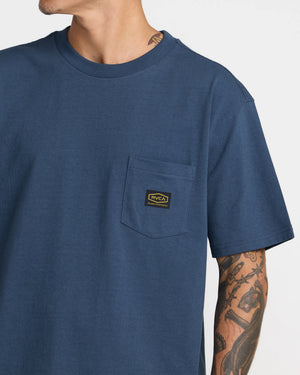 Americana Label Short Sleeve Pocket Tee