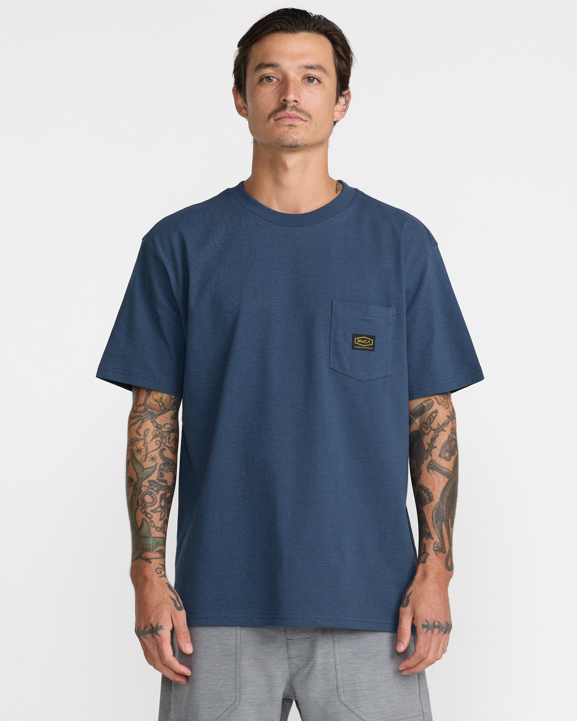 Americana Label Short Sleeve Pocket Tee – RVCA
