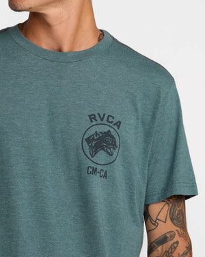 Sky Cat Short Sleeve Tee- RVCA