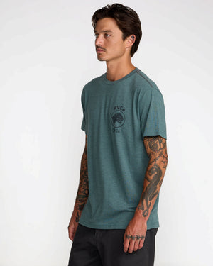 Sky Cat Short Sleeve Tee- RVCA