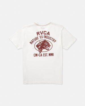 Sky Cat Short Sleeve Tee- RVCA
