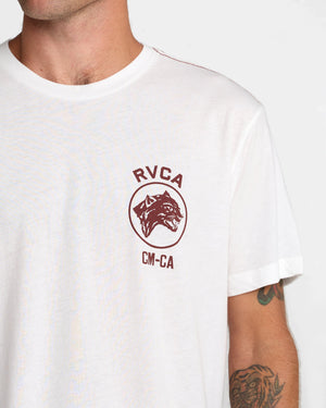 Sky Cat Short Sleeve Tee- RVCA