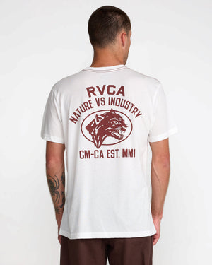Sky Cat Short Sleeve Tee- RVCA