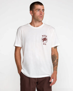 Sky Cat Short Sleeve Tee- RVCA