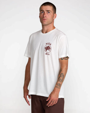 Sky Cat Short Sleeve Tee- RVCA