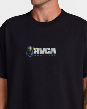 RVCA Hardware Short Sleeve Tee- RVCA