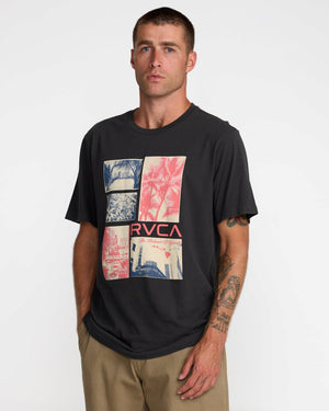 Aloha Town Short Sleeve Tee- RVCA