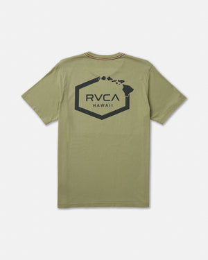 Island Hex Short Sleeve Tee- RVCA